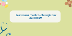 Forum médico-chirurgical (Réservé aux médecins)